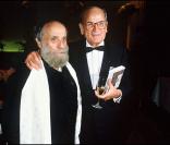 Georges Cravenne et le sculpteur César