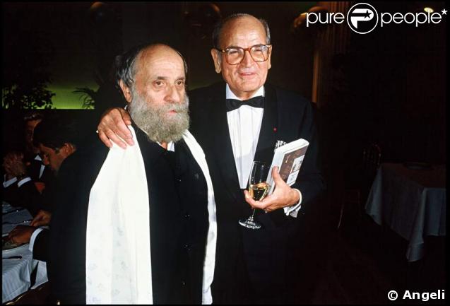 Georges Cravenne et le sculpteur César