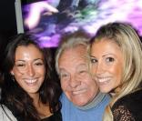 Massimo Gargia en compagnie des ex-Miss France Rachel Legrain-Trapani et Alexandra Rosenfeld