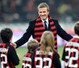 David Beckham sous les couleurs milanaises