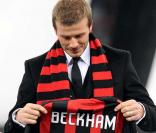 David Beckham sous les couleurs milanaises