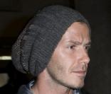 David Beckham, à la sortie de la boutique milanaise de Giogio Armani, le 15 janvier 2009.