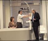 Patrick Chesnais, Sébastien Thiéry et Josiane Gaylor au théâtre