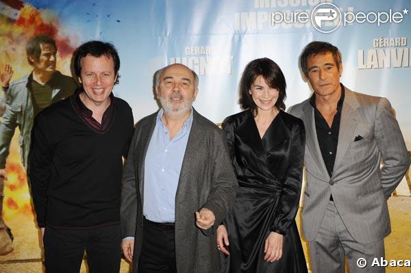 Frédécric Auburtin, Gérard Jugnot, Valérie Kaprisky et Gérard Lanvin