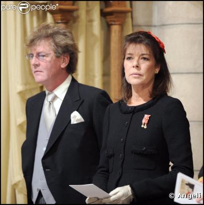 Caroline de Monaco et son mari Ernst August de Hanovre en novembre 2008, le jour de la fête nationale Monégasque. Le couple est toujours d'une grande classe et d'une élégance.