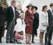 Caroline de Monaco et son mari Ernst August de Hanovre lors de fête nationale monégasque en novembre 2007. Ils sont entourés par leur fille Alexandra, Stéphanie, Charlotte et Pierre.