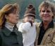 Caroline de Monaco et son mari Ernst August de Hanovre en octobre 2002 lors du Jumping de Monaco, avec la délicieuse Alexandra, âgée de trois ans.