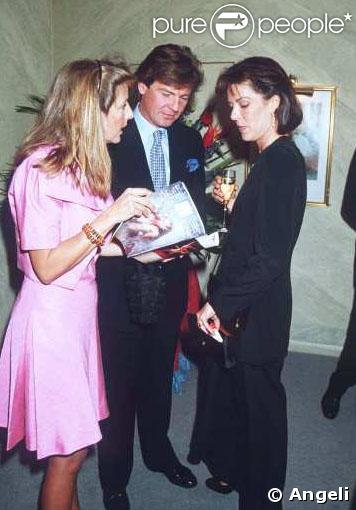 Caroline de Monaco, Chantal et Ernst August de Hanovre en 1995, lorsqu'ils n'étaient encore qu'amis. 