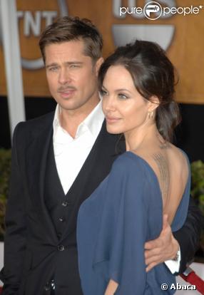 Brad Pitt et Angelina Jolie aux SAG Awards le 25 janvier 2009