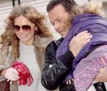 Geri Halliwell, son fiancé Fabrizio et sa fille Bluebell