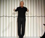 Giorgio Armani hier soir à Paris