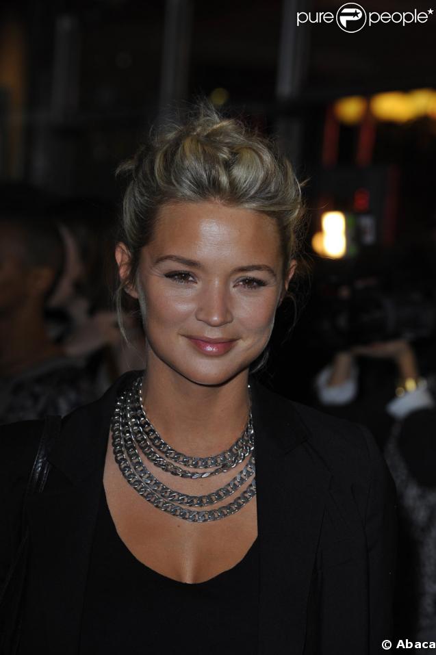 Virginie Efira au dîner annuel de la Mode organisé en faveur du Sidaction, le 29/01/09