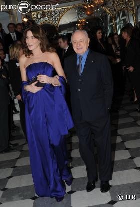 Carla Bruni et Pierre Bergé