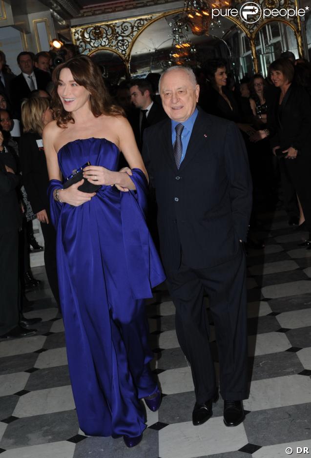 Carla Bruni et Pierre Bergé