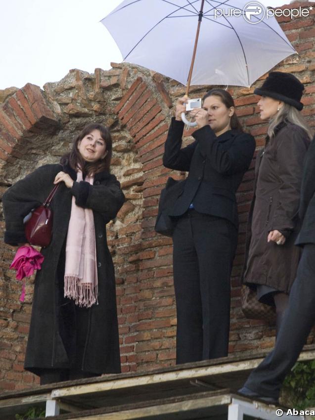 Victoria de Suède en Sicile, janvier 2009