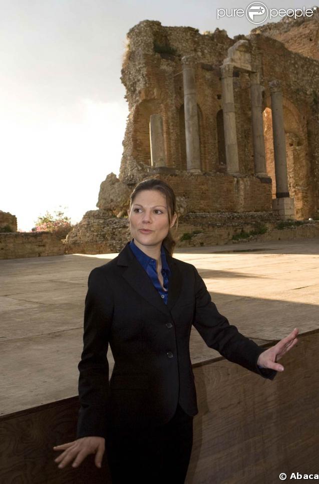 Victoria de Suède en Sicile, janvier 2009