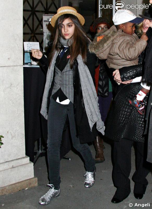 Lourdes, Madonna et David Banda à New York