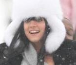 Lily Allen fait de la luge à Londres