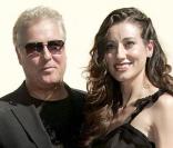 William Petersen récompensé sur Hollywood Boulevard, avec sa femme Gina 