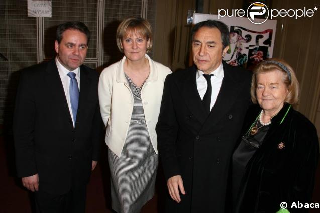 Xavier Bertrand, Nadine Morano, Richard Berry et Simone Chalon à la soirée Enfance Majuscule