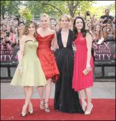 Sarah Jessica Parker, Kim Cattrall, Cynthia Nixon et Kristin Davis à la première de Sex and The City