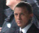 Daniel Craig sur le tournage de James Bond