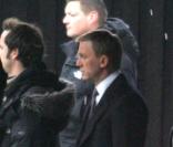 Daniel Craig sur le tournage de James Bond