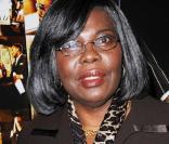 Voletta Wallace à la première anglaise du film Notorious B.I.G