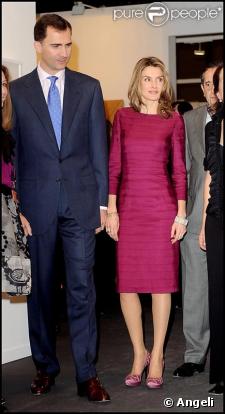 Letizia d'Espagne et son époux Felipe, resplendissants hier à Madrid