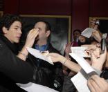 Kevin, Nick et Joe : les Jonas Brothers ont l'habitude des bains de foule. 
