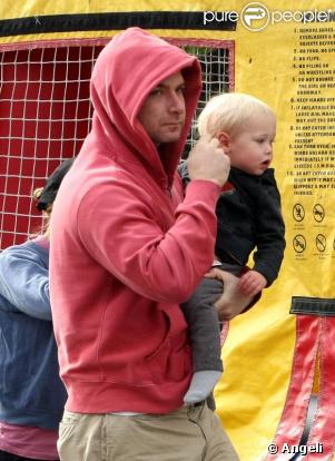 Liev Schreiber et son fils Alexander dans les rues de Los Angeles