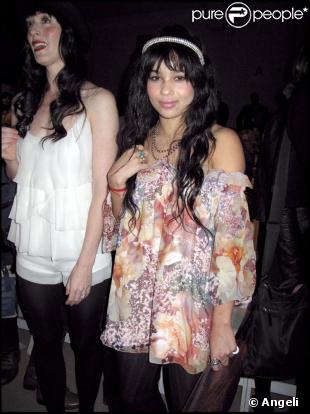 Zoe Kravitz, hier au défilé de la Fashion Week de NYC 