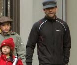 Mark Consuelos et ses trois enfants