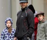 Mark Consuelos et ses trois enfants