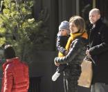 Natalia Vodianova et sa famille... Justin Portman son mari, et leurs deux enfants Lucas et Neva 