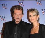 Johnny Hallyday et sa femme Laeticia 