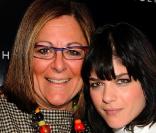Selma Blair à la Fashion Week hier 