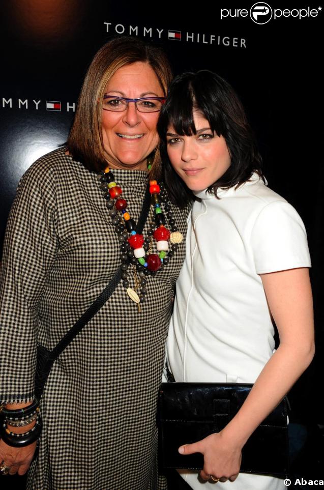 Selma Blair à la Fashion Week hier 