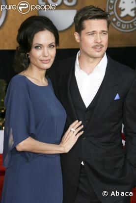 Angelina et Brad