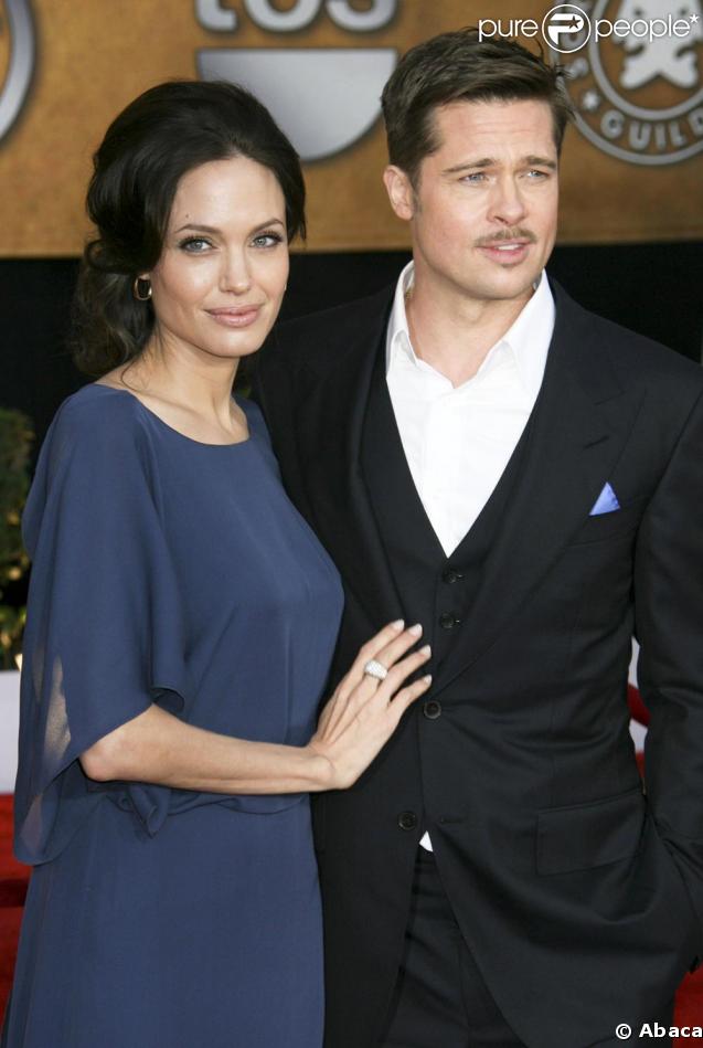 Angelina et Brad