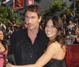 Adriana Lima avec son fiancée Marko Jaric lors des ESPY awards en juillet 2008 