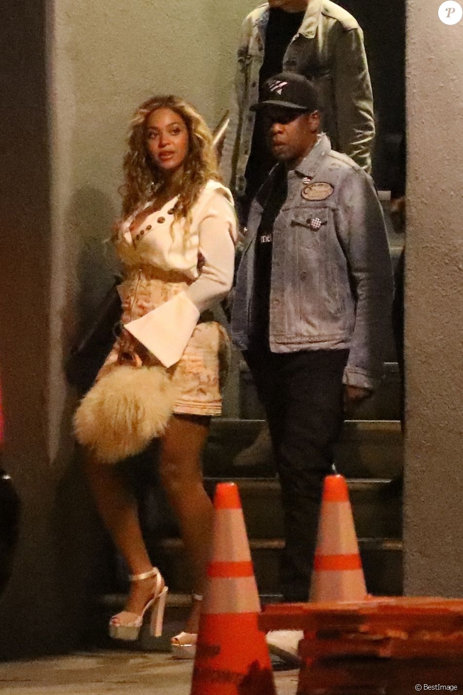 Exclusif - Beyonce et son mari Jay Z à la sortie des studios de Mack Sennett à Los Angeles, le 14 juillet 2017