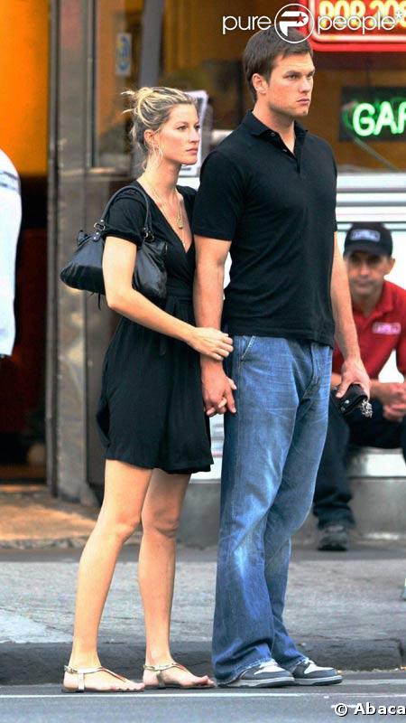 Gisèle Bündchen et Tom Brady en juillet 2007 