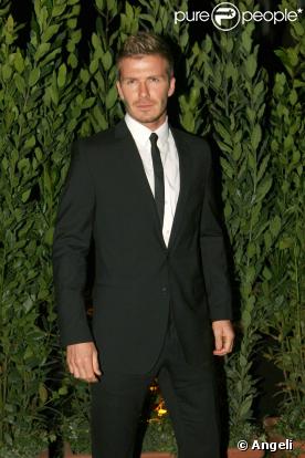 David Beckham irrésistible à la soirée Dolce & Gabbana lundi soir à Milan