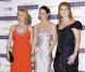Miranda Richardson, Emily Blunt et Sarah Ferguson à l"avant-première de "The Young Victoria", le 3 mars 2009, à l"Odeon de Leicester Square