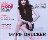 Marie Drucker en couverture de La Parisienne