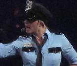 Britney Spears pendant l'un des concerts de sa tournée, Circus 