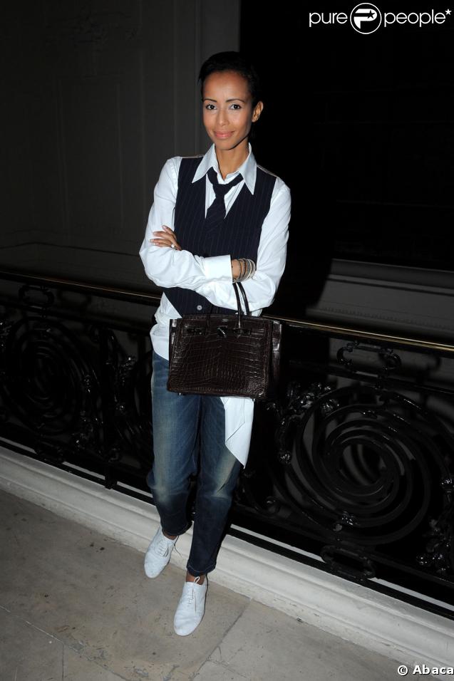 Sonia Rolland au défilé automne-hiver 2009 de Jean-Paul Gaultier