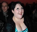 Beth Ditto au défilé automne-hiver 2009 Jean-Paul Gaultier