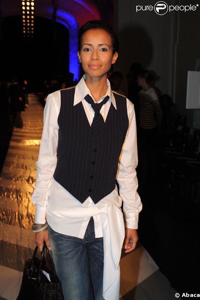Sonia Rolland au défilé automne-hiver 2009 Jean-Paul Gaultier